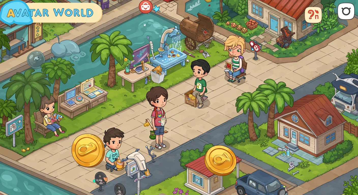 Get Free Coins in Avatar World City Life 2025 | Easy Tricks 4 CONDUCTING DAILY LIFE GAME ACTIVITIES