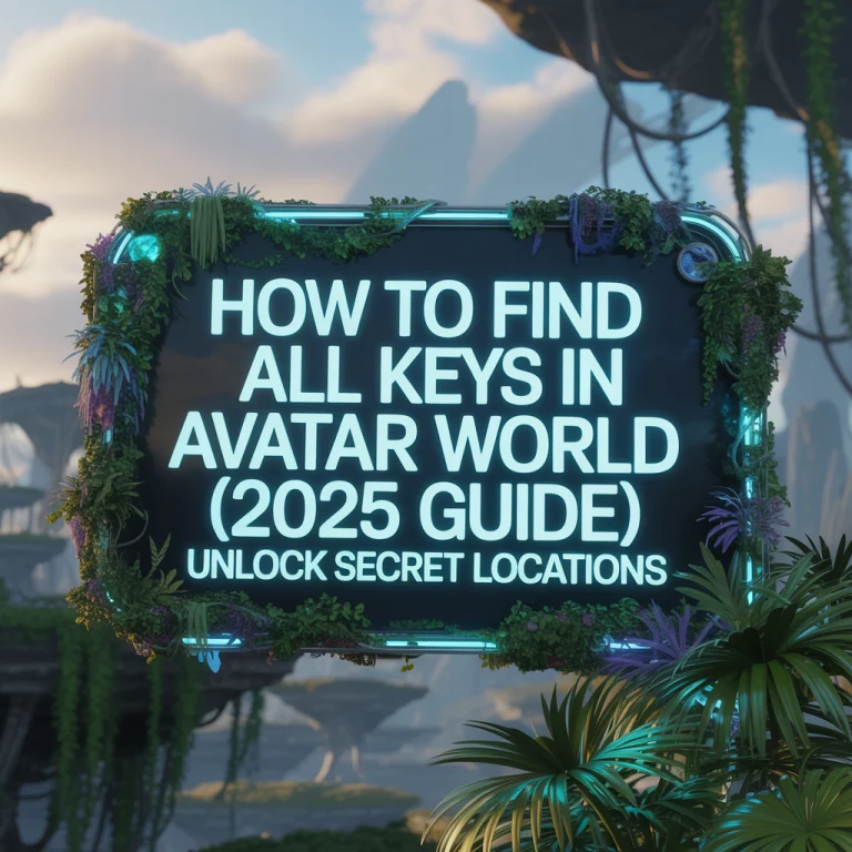 How to Find All Keys in Avatar World (2025 Guide) | Unlock Secret Locations